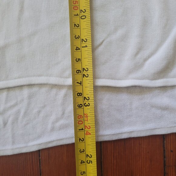 Derek Lam Tan White Tee, sz Small-Medium - Picture 6 of 10